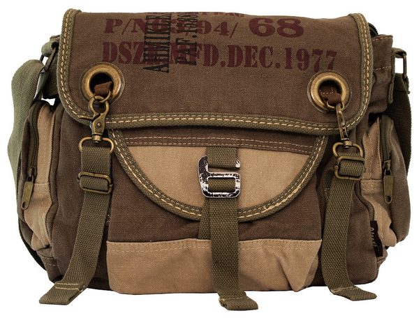 Vintage Style Military Crossbody Messenger Bag