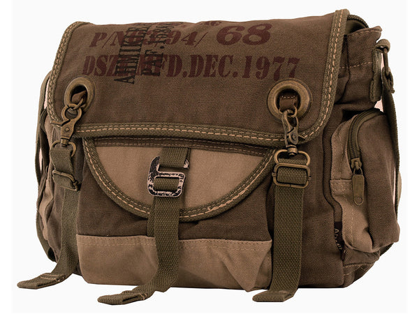 Vintage Military Shoulder Bag Army Canvas Messenger Bag 