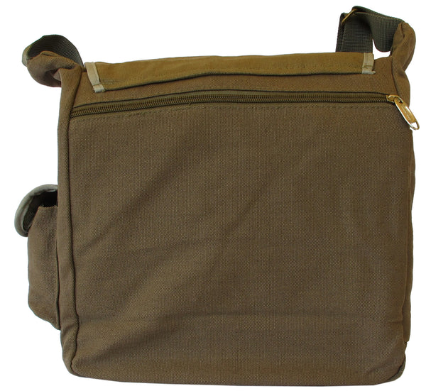 Bead Eyeballs Green Canvas Messenger Bag - Serbags
 - 4