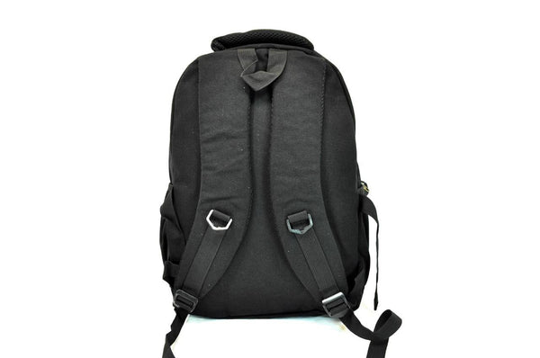 Black Canvas School Outdoor Backpack - Serbags
 - 6