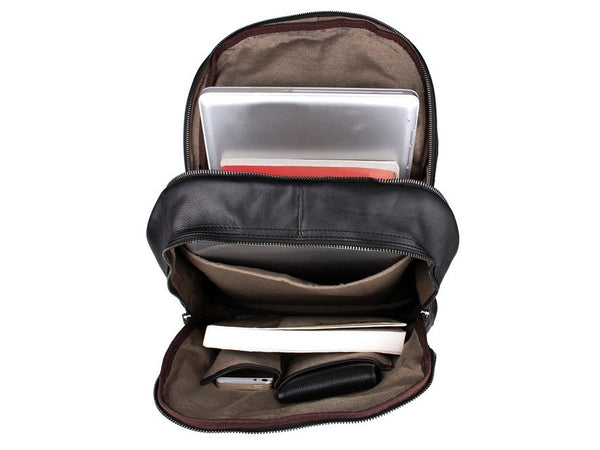 Laptop Leather Backpack