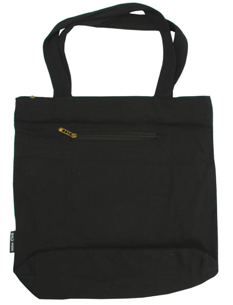 Black Canvas Tote Bag for Women - Serbags
 - 4