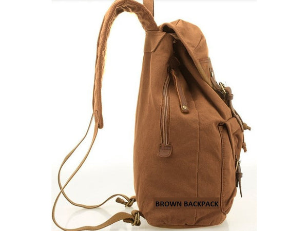 Vintage Canvas Backpack