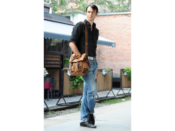 classic vintage men's professional business briefcase 