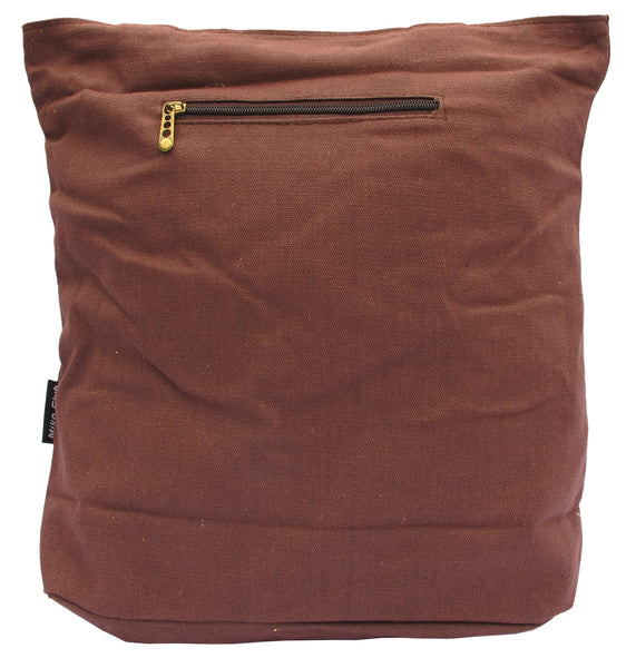 Brown Canvas Tote Bag for Women - Serbags
 - 2