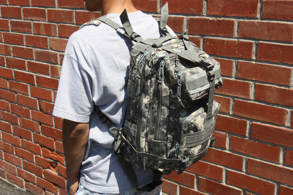Camouflage Outdoor School Hiking Backpack Oxford Cloth Nylon - Serbags
 - 4