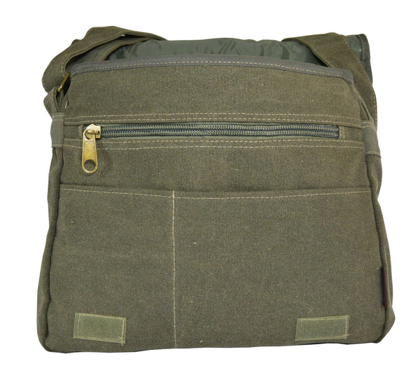 Army Green Canvas Heavyweight Messenger Bag - Serbags
 - 3
