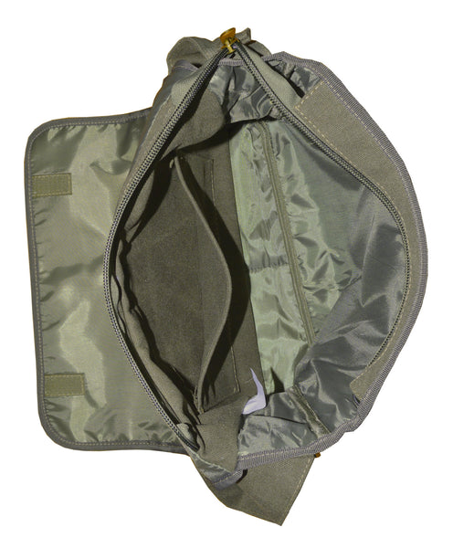 Army Green Canvas Heavyweight Messenger Bag - Serbags
 - 6