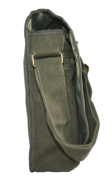 Army Green Canvas Heavyweight Messenger Bag - Serbags
 - 5