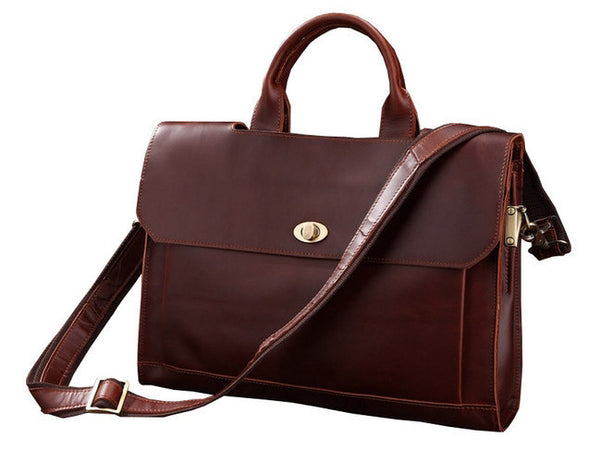 Selvaggio Large Leather Satchel - Italian Leather - Serbags
 - 2