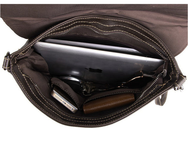 Black Leather Shoulder Bag