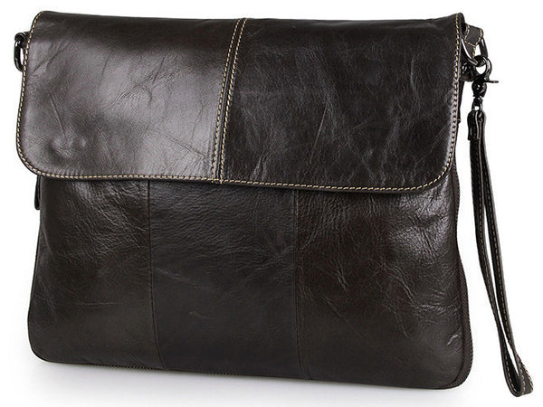 Black Leather Shoulder Bag