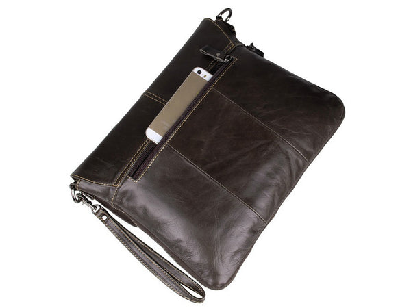Black Leather Shoulder Bag
